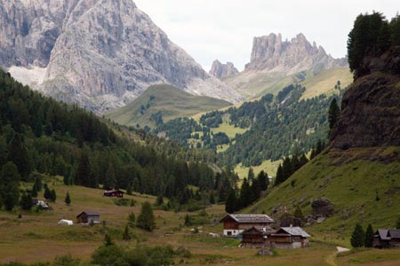 Val Duron from the Rifugio Malga Micheluzzi