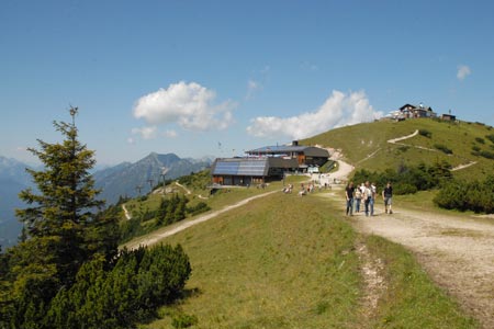 The summit station of the Wankbahn