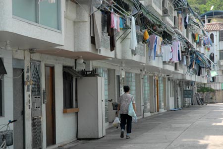 Cheng Chau Island - washing out to dry