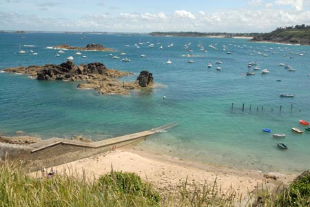 View to St Malo from Pointe du Décollé