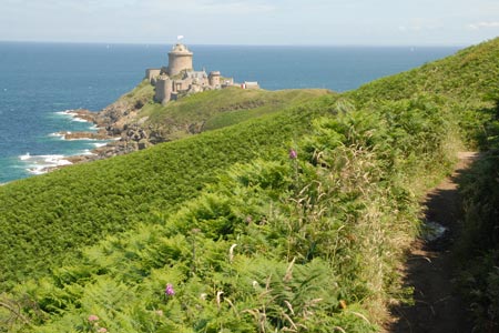 Fort de la Latte as viewed near the end of the walk