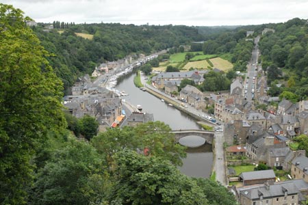 Dinan - Dian Port from the walls
