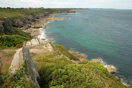 View west to St Malo from Pointe du Grouin