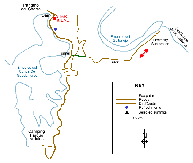Walk 6004 Route Map
