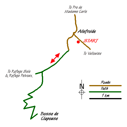 Walk 6012 Route Map