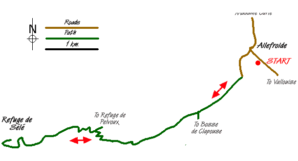 Walk 6015 Route Map