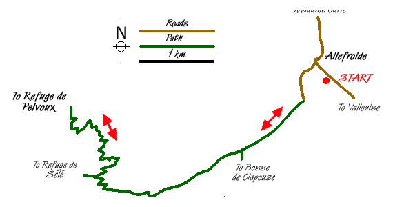 Walk 6016 Route Map