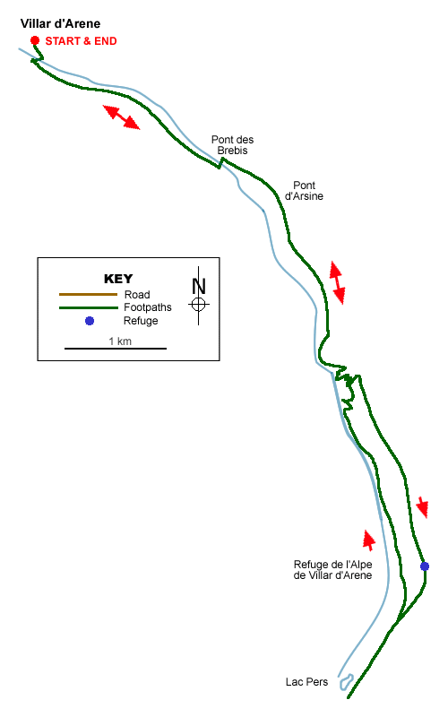 Walk 6039 Route Map