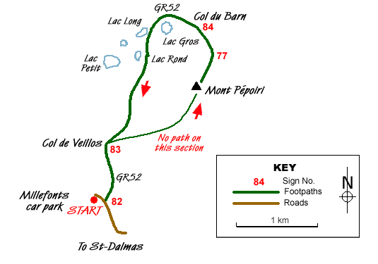Walk 6054 Route Map