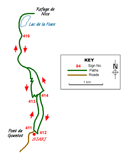 Walk 6057 Route Map