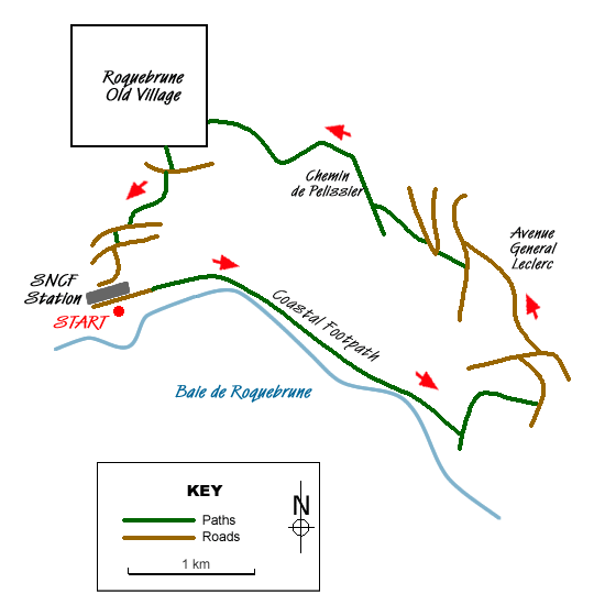 Walk 6059 Route Map