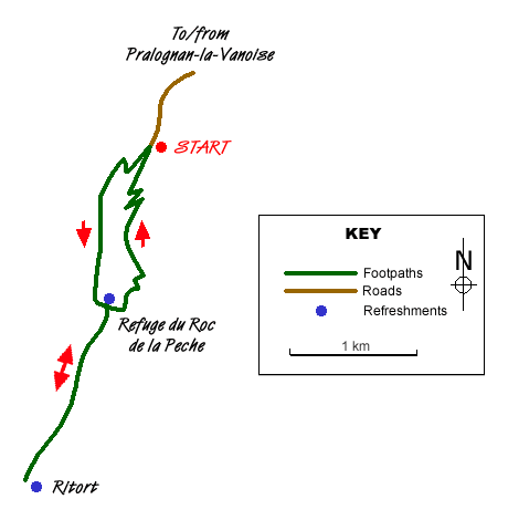 Walk 6069 Route Map