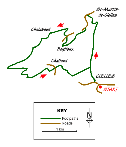 Walk 6078 Route Map