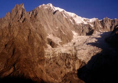 View from trail to Mont de la Saxe