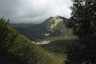 Looking towards Prato Spilla from the ridge