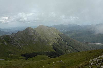 From Mt Bocco looking over P.so Lagastrello