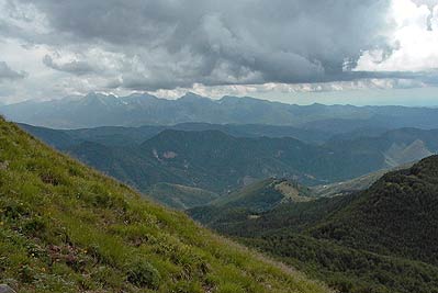 View towards Mount Del. Giogo