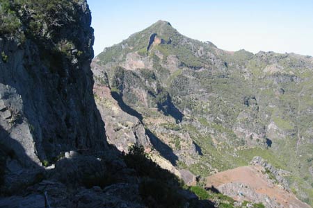 View of Pico Ruivo from Pico das Torres