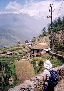 Towards Annapurna South - The Modi Khola valley