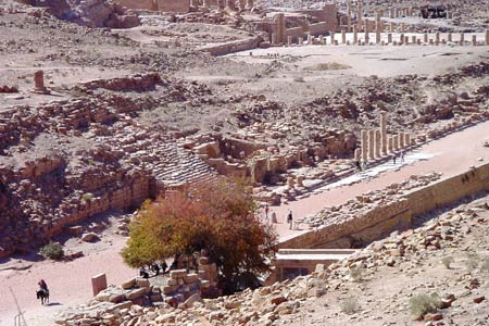 Nymphaeum and Fort Trajani, Petra