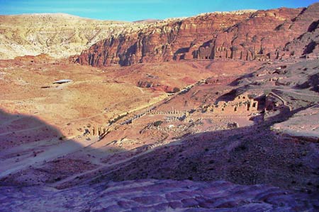 View over Petra
