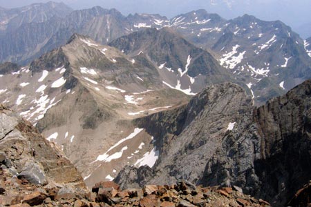 View from the top of the Grand Vignemale