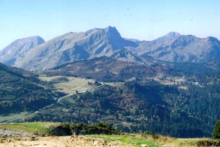 Looking west from Plan de Chesery