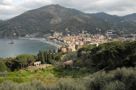 Looking back to Levanto 
