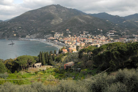 Looking back to Levanto 
