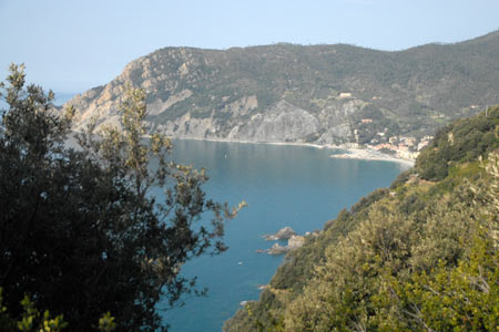The final view back to Monterosso