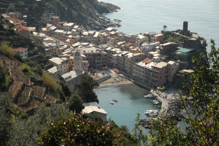 The first view of Vernazza
