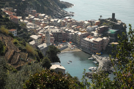 The first view of Vernazza
