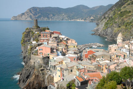 Vernazza occupies a stunning location
