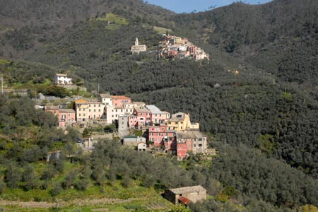 Hillside villages above Levanto

