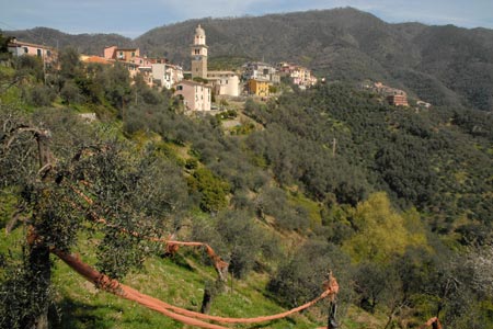 The hillside village of Montale
