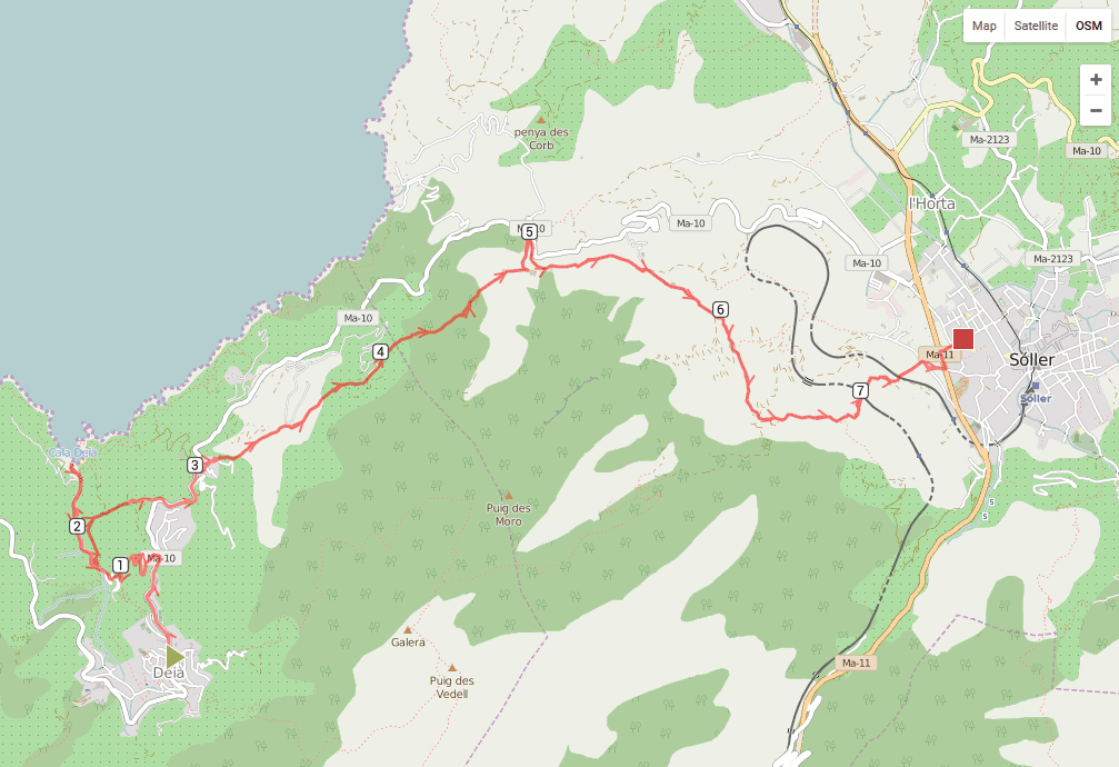 Walk 6153 Route Map